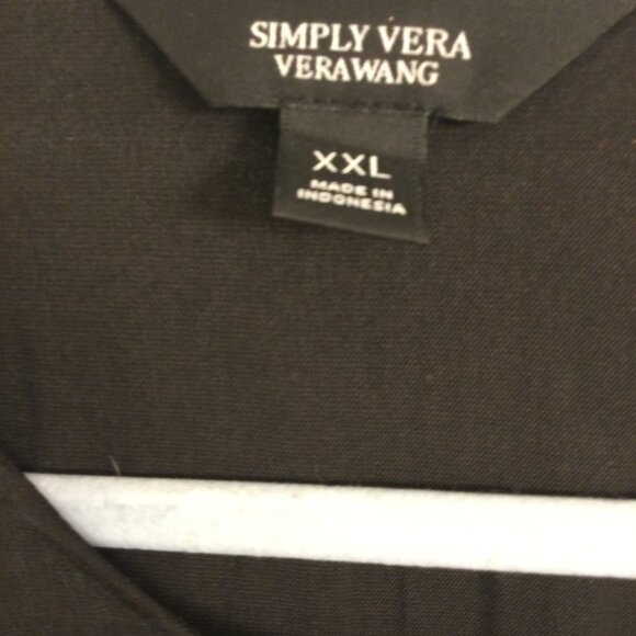 Vera Wang Blouse Black - Picture 2 of 2